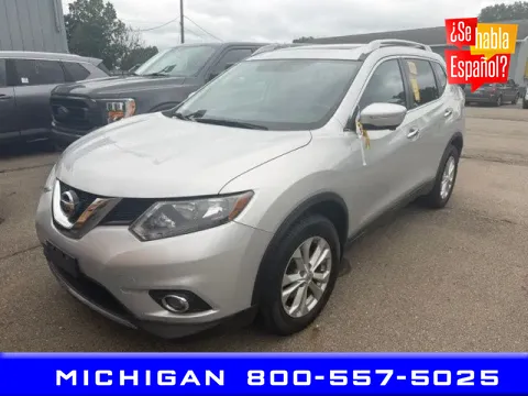 Silver 2015 Nissan Rogue for sale in Michigan Center, MI