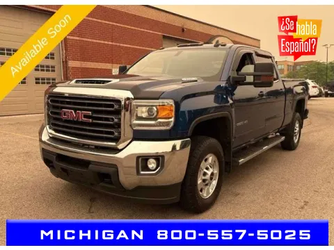 Blue 2019 GMC Sierra 2500 HD SLE for sale in Michigan Center, MI