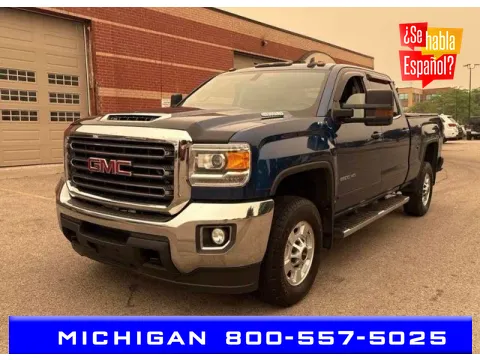 Blue 2019 GMC Sierra 2500 HD SLE for sale in Michigan Center, MI