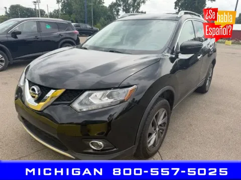 Black 2016 Nissan Rogue SL for sale in Michigan Center, MI