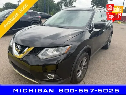 Black 2016 Nissan Rogue SL for sale in Michigan Center, MI
