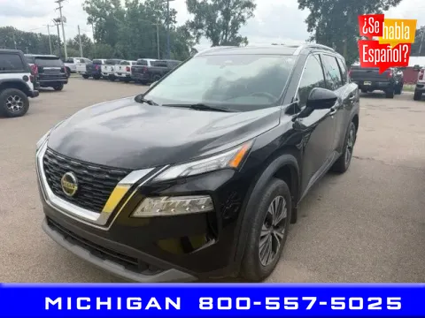 Black 2021 Nissan Rogue SV for sale in Michigan Center, MI