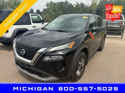 Black 2022 Nissan Rogue S for sale in Michigan Center, MI