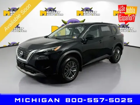 Black 2022 Nissan Rogue S for sale in Michigan Center, MI