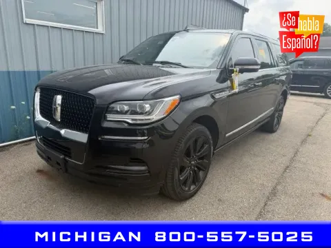 Black 2023 Lincoln Navigator L Reserve for sale in Michigan Center, MI