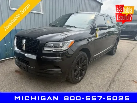 Black 2023 Lincoln Navigator L Reserve for sale in Michigan Center, MI