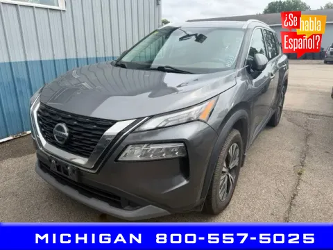 Gray 2021 Nissan Rogue SV for sale in Michigan Center, MI
