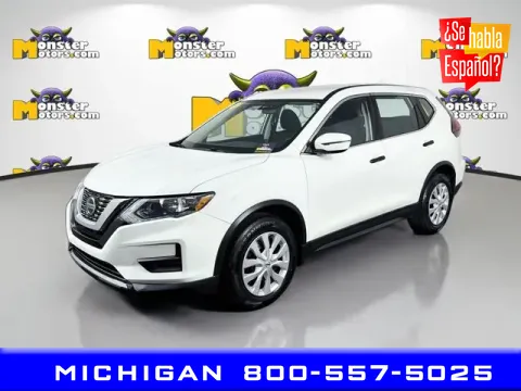 White 2018 Nissan Rogue S for sale in Michigan Center, MI