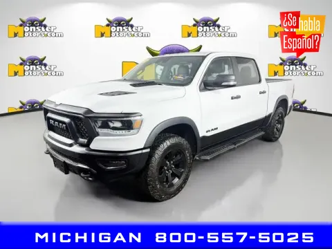 White 2022 Ram 1500 Rebel for sale in Michigan Center, MI
