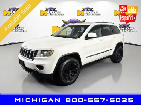 White 2012 Jeep Grand Cherokee Laredo for sale in Michigan Center, MI