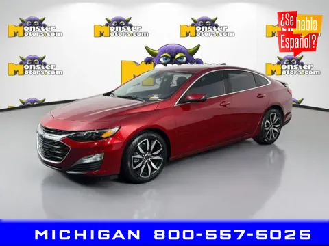 Red 2022 Chevrolet Malibu RS for sale in Michigan Center, MI