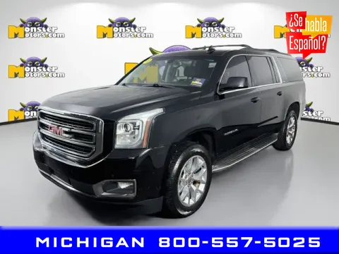 Black 2015 GMC Yukon XL SLE 1500 for sale in Michigan Center, MI