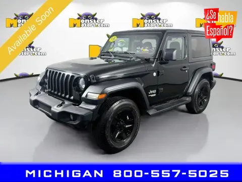 Black 2018 Jeep Wrangler Sport S for sale in Michigan Center, MI