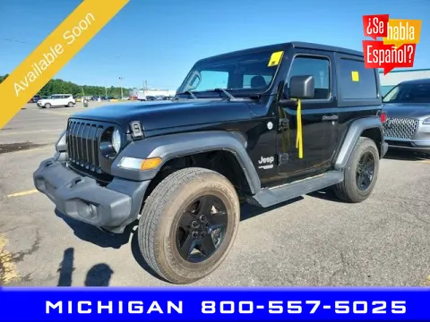 Black 2018 Jeep Wrangler Sport S for sale in Michigan Center, MI