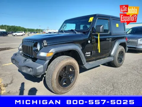 Black 2018 Jeep Wrangler Sport S for sale in Michigan Center, MI