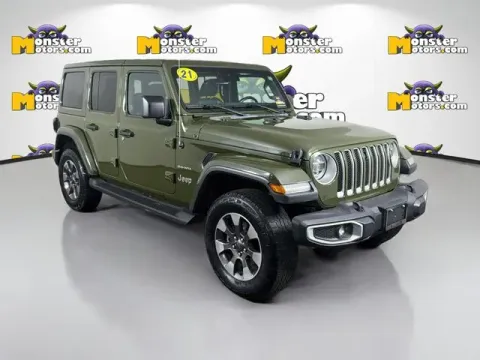 Another view of 2021 Jeep Wrangler Unlimited Sahara for sale in Michigan Center, MI at Monster Motors - Jackson, MI