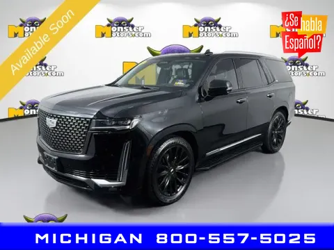 Black 2022 Cadillac Escalade Premium Luxury for sale in Michigan Center, MI
