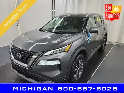 Gray 2021 Nissan Rogue SV for sale in Michigan Center, MI