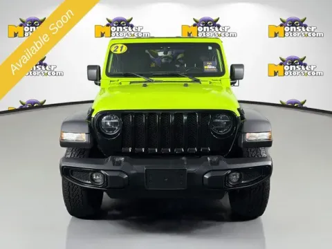 Photos of 2021 Jeep Wrangler Unlimited Willys for sale in Michigan Center, MI at Monster Motors - Jackson, MI