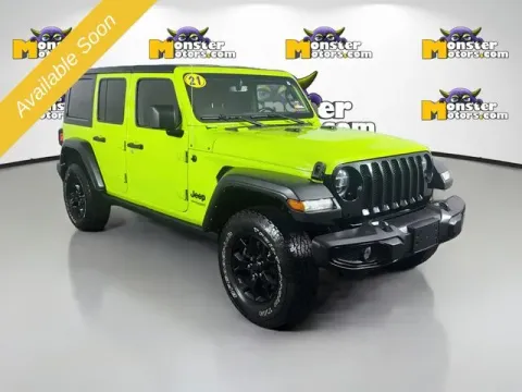 Another view of 2021 Jeep Wrangler Unlimited Willys for sale in Michigan Center, MI at Monster Motors - Jackson, MI