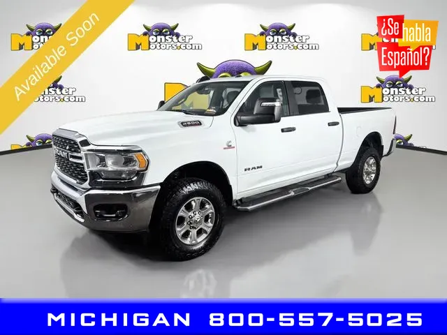White 2024 Ram 2500 Big Horn for sale in Michigan Center, MI