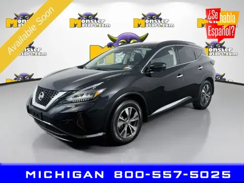 Black 2021 Nissan Murano SV for sale in Michigan Center, MI