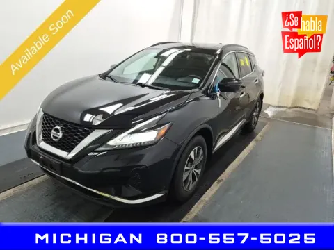 Black 2021 Nissan Murano SV for sale in Michigan Center, MI