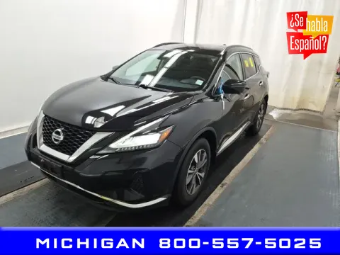 Black 2021 Nissan Murano SV for sale in Michigan Center, MI