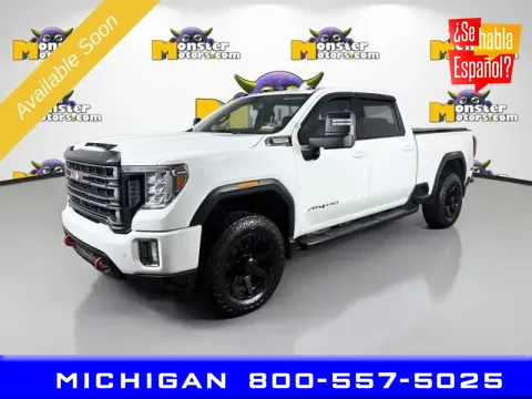 White 2022 GMC Sierra 2500 HD AT4 for sale in Michigan Center, MI