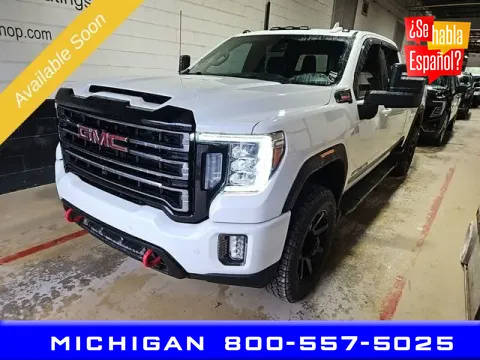 White 2022 GMC Sierra 2500 HD AT4 for sale in Michigan Center, MI