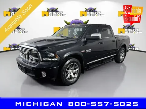 Black 2018 Ram 1500 Limited for sale in Michigan Center, MI