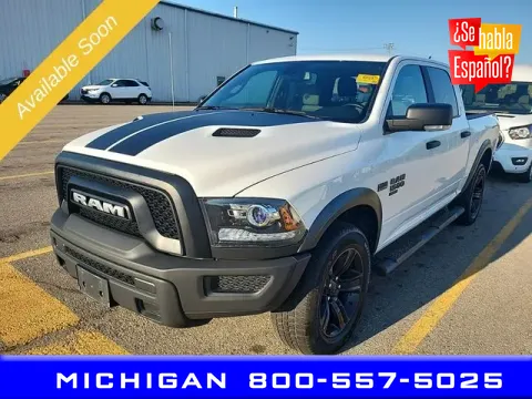 White 2024 Ram 1500 Classic Warlock for sale in Michigan Center, MI
