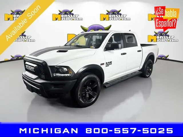 White 2024 Ram 1500 Classic Warlock for sale in Michigan Center, MI
