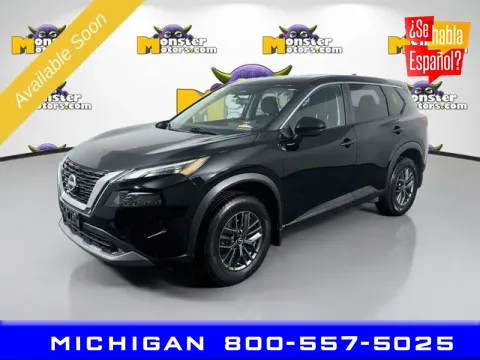 Black 2023 Nissan Rogue S for sale in Michigan Center, MI