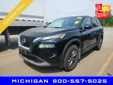 Black 2023 Nissan Rogue S for sale in Michigan Center, MI