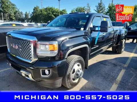 Black 2015 GMC Sierra 3500 HD Denali for sale in Michigan Center, MI