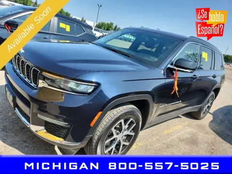 Blue 2024 Jeep Grand Cherokee L Limited for sale in Michigan Center, MI