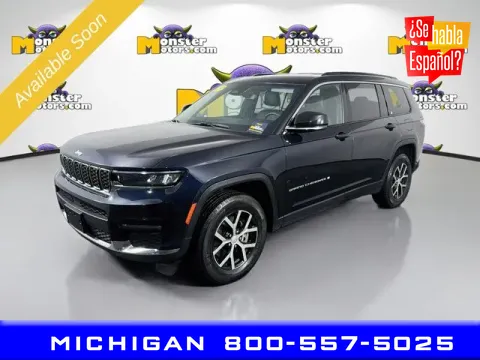 Blue 2024 Jeep Grand Cherokee L Limited for sale in Michigan Center, MI