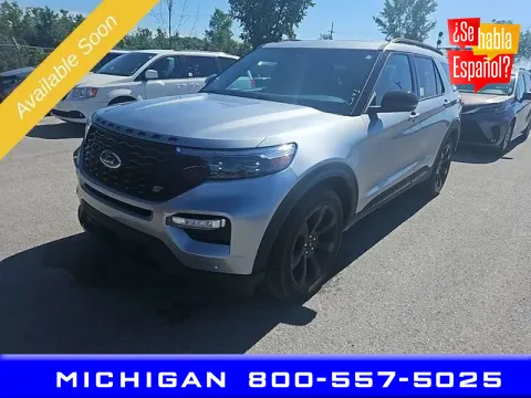 Silver 2023 Ford Explorer ST for sale in Michigan Center, MI