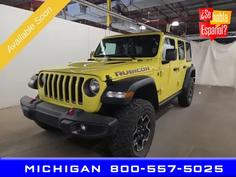 Yellow 2023 Jeep Wrangler Rubicon for sale in Michigan Center, MI