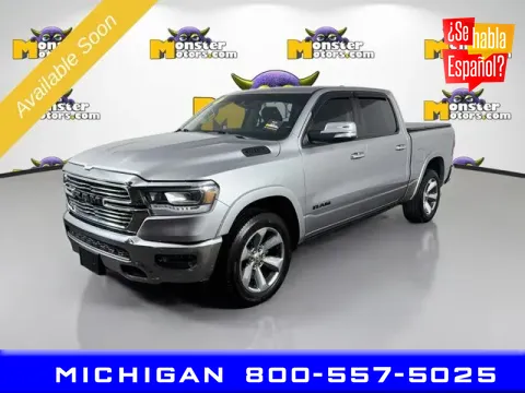 Silver 2019 Ram 1500 Laramie for sale in Michigan Center, MI