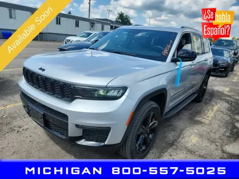 Silver 2024 Jeep Grand Cherokee L Limited for sale in Michigan Center, MI