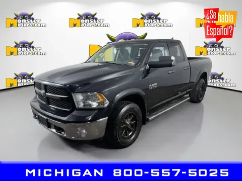 Black 2018 Ram 1500 SLT for sale in Michigan Center, MI