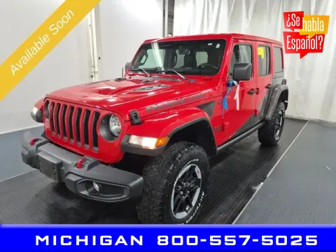 Red 2022 Jeep Wrangler Unlimited Rubicon for sale in Michigan Center, MI