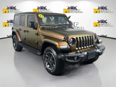 Another view of 2021 Jeep Wrangler Unlimited Sahara for sale in Michigan Center, MI at Monster Motors - Jackson, MI
