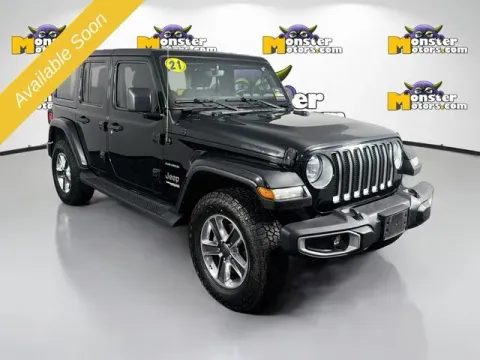 Another view of 2021 Jeep Wrangler Unlimited Sahara for sale in Michigan Center, MI at Monster Motors - Jackson, MI