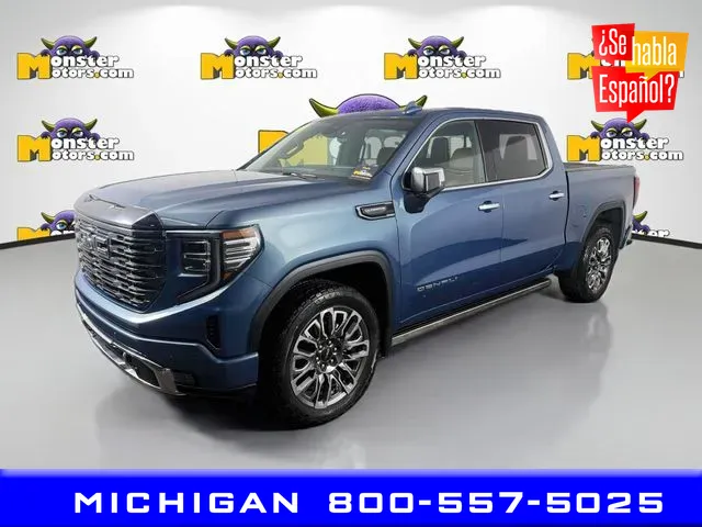 Blue 2024 GMC Sierra 1500 Denali Ultimate for sale in Michigan Center, MI