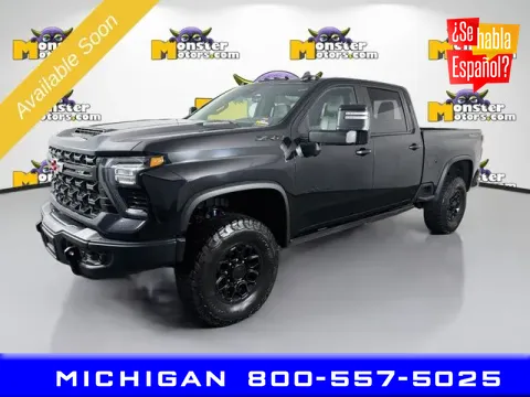 Black 2024 Chevrolet Silverado 2500 HD ZR2 for sale in Michigan Center, MI