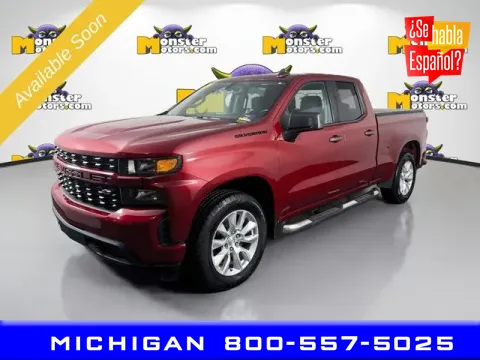 Red 2020 Chevrolet Silverado 1500 Custom for sale in Michigan Center, MI