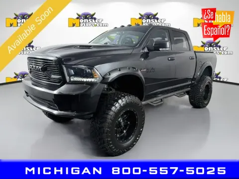 Black 2018 Ram 1500 Sport for sale in Michigan Center, MI